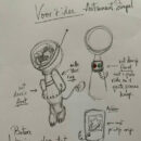 Werktekening Astronautenpak voor kostuummaker